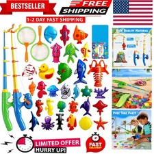 Toddler-Friendly Magnetic Fishing Toys with 30 Fish and Educational Benefits