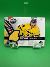 2025-26 SP Game Used #4N-BR Jonas Brodin 2025 4 Nations Face-Off Fabrics