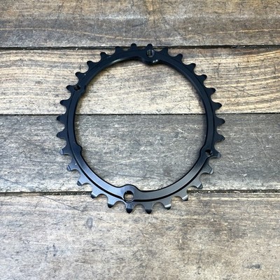AbsoluteBLACK 32T Chainring 110 BCD 4-Arm Asymmetric Oval Road