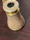 Lemaire Fab Paris Antique Mother of Pearl Opera Glasses Binoculars Brass Optical — photo 4