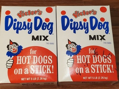 10 Pounds Victor's Dipsy Dog Mix 743-5683 Hot Dogs On A Stick