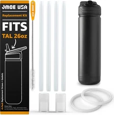 Jmoe USA 26oz Replacement Straw For Tal Ranger Water Bottle | 26oz, Clear 