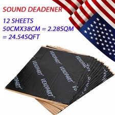24sqft Car Sound Deadener Mat Proofing Butyl Insulation Material Kill Noise