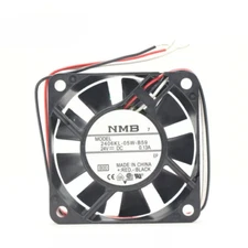 New NMB 2406KL-05W-B59 Axial Fan DC 24V 0.13A 60*60*15mm 3-wires CNC/ Fanuc Fan