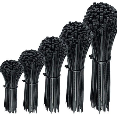 500/1000 Pack Cable Ties Assorted Zip Ties Black Mixed Sizes 100/150/150/200 MM - Picture 16 of 16