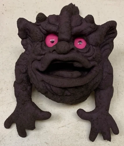 Vintage Mattel 1987 Boglins Purple Shlump Boink Rubber Hand Puppet Original