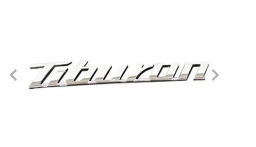 2001-2008 Hyundai Tiburon Trunk Lid Emblem Chrome 86310-2C010 Genuine OEM — 第 2/3 张图片