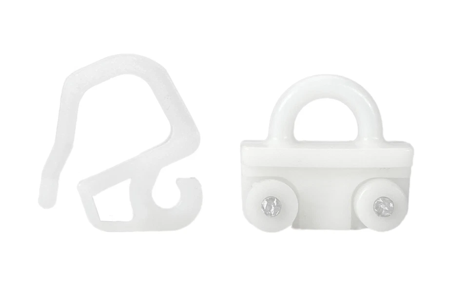 24x Gardinen Gleiter Rollen passend für IKEA KVARTAL Schienensystem - B Ware - - Bild 3 von 4