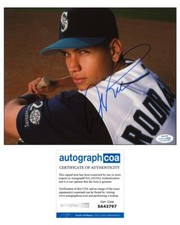 Alex Rodriguez AUTOGRAPH Signed Seattle Mariners 8x10 Photo ACOA