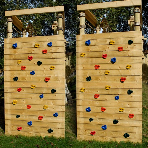 20x Climbing Wall Holds + 40x Tnut Bolt Rock Set for Indoor Outdoor
