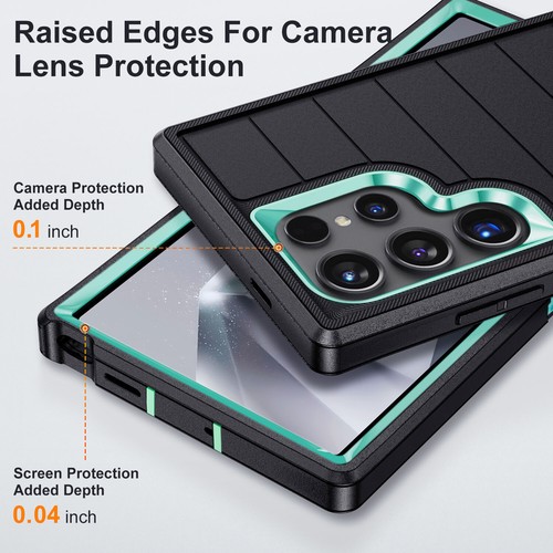 For Samsung Galaxy S24/+/Ultra Kickstand Case Heavy Duty Cover Screen Protector - Picture 23 of 36