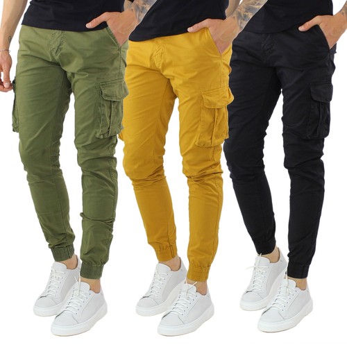 Pantalone Cargo Kendindza - Cotone Ed Elastan, Vita Alta, Tasche, Comodo Per Sport E Casual - Foto 14