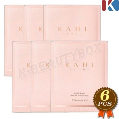 KAHI Wrinkle Bounce Waterfull Perfecting Mask 35g 6pcs Moisturizing Facial Mask