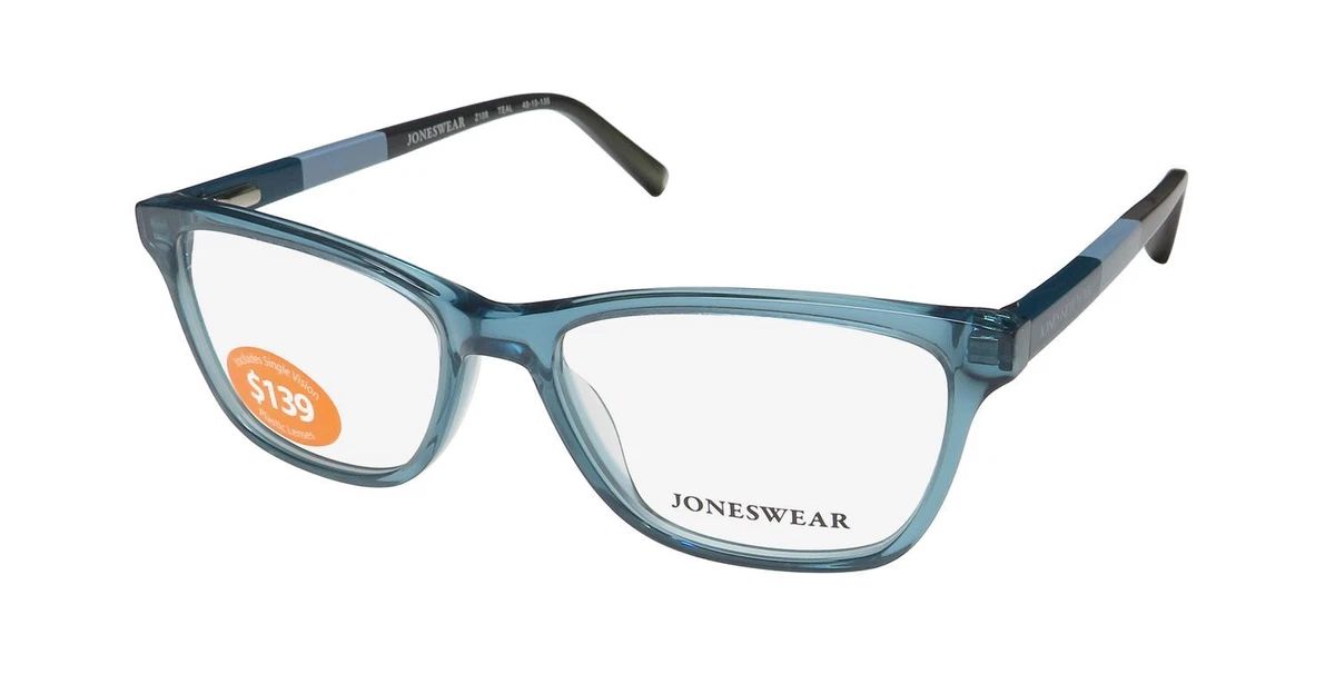 JONES NEW YORK BLUE GREY EYEGLASS FRAME 52 15 140 Jones New York J775 Eyeglasses | FramesDirect.com main image 2