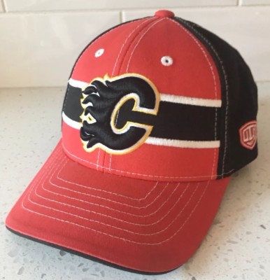 CALGARY FLAMES Adjustable Hat - Old Time Hockey Cap NHL