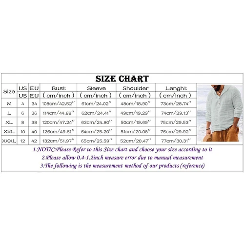 Men Autumn Casual Cotton Linen Shirt Long Sleeve Hooded Loose Blouse Button Top - Picture 2 of 17
