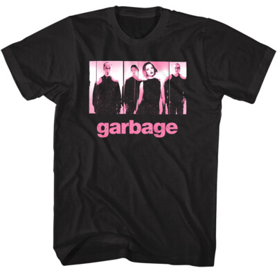 Garbage Pink Album Men's T Shirt Official Alt Rock Band Concert Tour Merch