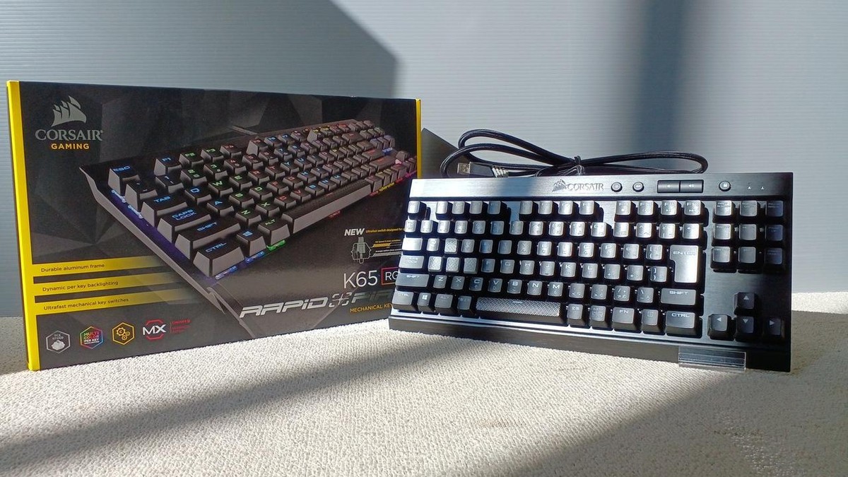 Corsair K65 RGB RapidFire Mechanical Gaming Keyboard Good