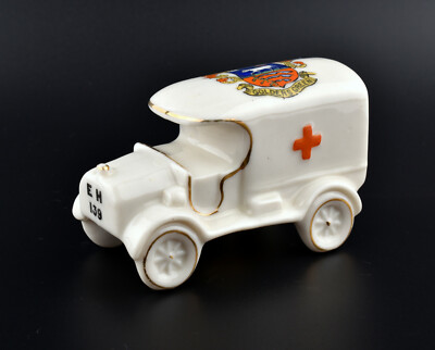 Arcadian Crested China Medium WW1 Red Cross Ambulance * Golders Green *
