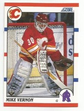 MIKE VERNON 1990-91 SCORE CARD NM-MT+/NM-MT CONDITION