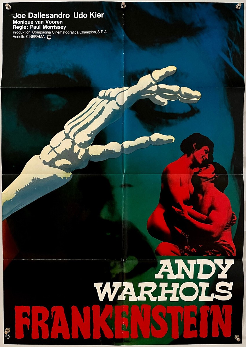 Andy Warhol FLESH FOR FRANKENSTEIN Original 1 Blatt Film Poster R