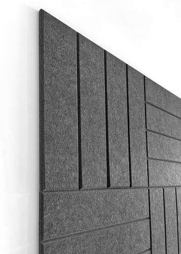 Customizable Wall Tiles Bulletin Board - 12 Felt Panels with Removable Adhesives - Picture 8 of 8