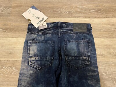 PRPS Indigo Distressed Button Fly Denim Jeans - Men's Size 32 | eBay