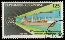 GABON 530 - International Maritime Organization 25th Anniversary (pf83906)