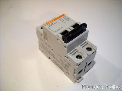 New Square D Multi-9 Circuit Breaker 2 Pole, 13A, 277V, C60N-C13A,  24450