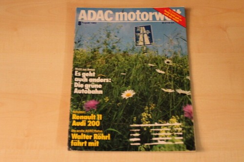 72426) Audi 200 - Renault 11 - ADAC Motorwelt 08/1983