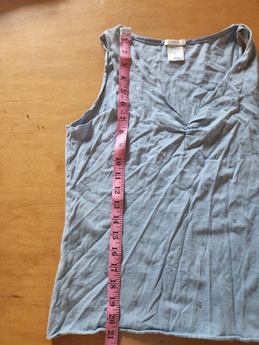 Old Navy Sequin V Neck Sleeveless Pefect Fit Top Size S - Picture 4 of 7