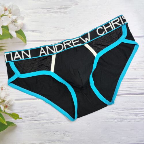 Andrew Christian Sexy Men Underwear Retro Almost Naked Brief, Black, X-Large - Picture 8 of 8