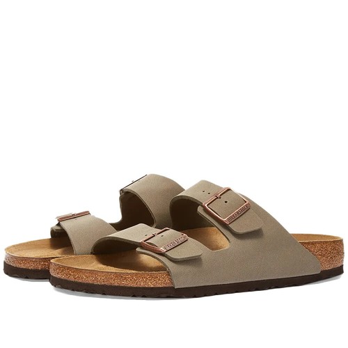 Birkenstock Arizona Stone Nubuck | US M 9 | US W 11 | BRAND NEW | eBay