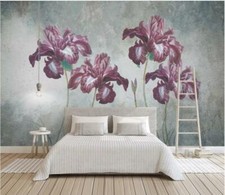3D Blooming Flower A42 Wallpaper Wall Mural Removable Self-adhesive Sticker Zoe