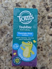 Tom's Of Maine Toothpaste Fluoride Free Training Gel Fruit 1.75 oz