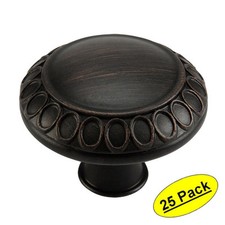  25 Pack Cosmas Oil Rubbed Bronze Cabinet Knobs 7175ORB