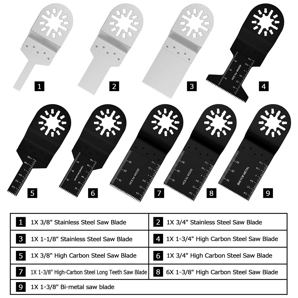 103X Oscillating Saw Blades Multi Tool Accessories Metal Wood for Makita Dewalt eBay