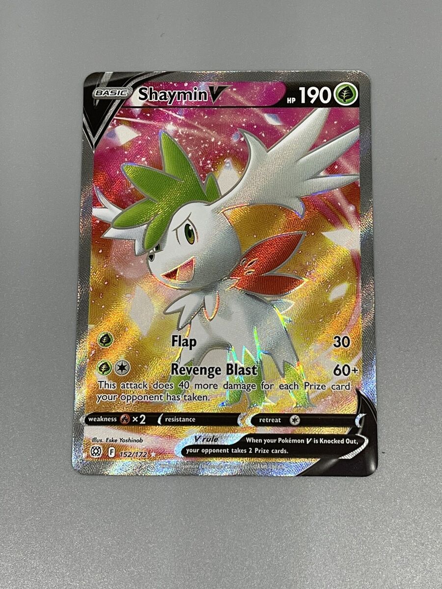 Shaymin V 152/172 - Brilliant Stars - Ultra Rare Pokemon Card - Full Art