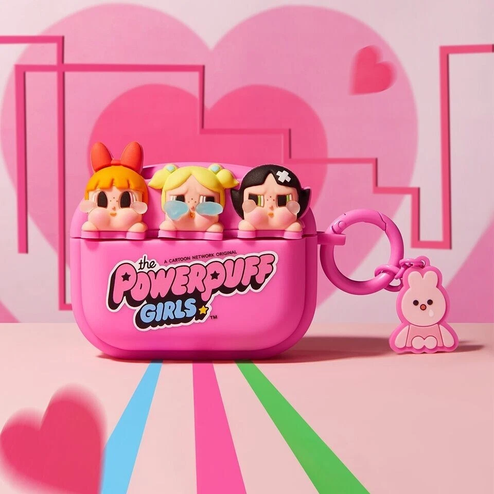 POPMART crybaby airpods proケース powerpuff Pop Mart CRYBABY × The Powerpuff Girls Series-Earphone Case