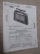 ARVIN 8584 AM TRANISTOR Radio SCHEMATIC PARTS/LOCATOR SAMS PHOTOFACT 429/3
