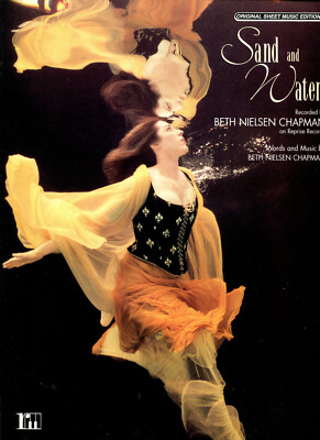 1997 Sheet Music ~ SAND AND WATER ~ Beth Nielsen Chapman ~ NEW! Vintage!