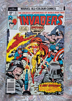 The Invaders 12 Captain America Jack Kirby 1st app Jacqueline Falsworth Spitfire