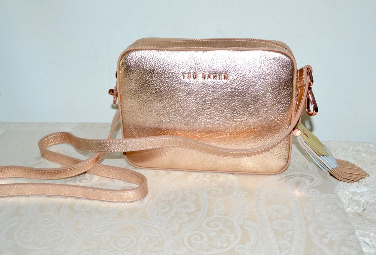 Ted Baker, Bags, Ted Baker Rose Gold Clutch