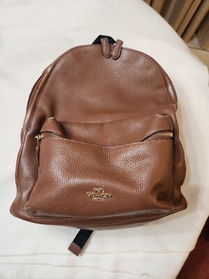 Coach Charlie Large Leather Backpack - Brown 192643369238| eBay Coach Charlie Large Leather Backpack - Brown 192643369238| eBay