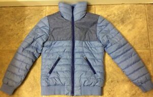  H  M  Sport  Girls Light Blue Lightweight Quilted Jacket 