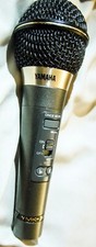 Yamaha Ymk-305 Pro Microphone Gray On Off Switch And Sharp/flat Button