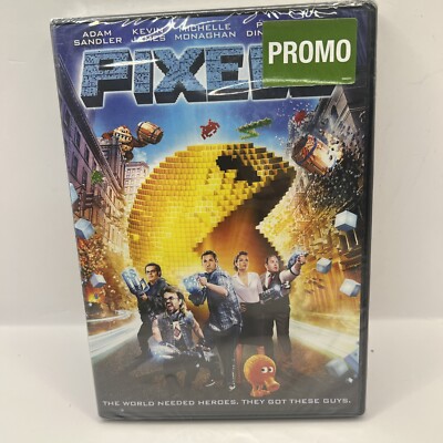 NEW DVD! Pixels (2015) Widescreen Promo Edition - Adam Sandler Kevin James