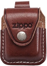 Zippo Pouch Etui m CLIP BRAUN Tasche Gürteltasche Gürtel Etui Leder 60001218