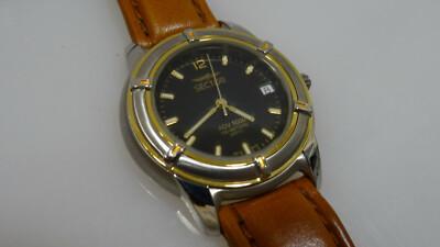 SECTOR ADV 5000 NERO SWISSE MADE 100MT mm29 Quarzo NUOVO-