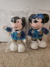 Mickey Minnie Mouse 12" Cast Member Plush Set The Disney Sore MIP